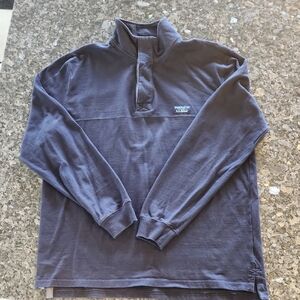 L.L. Bean Men's Casual Button Down Shirt - Dark Gray